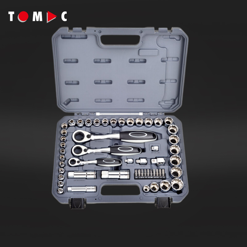 Socket Set - TOMAC 52피스 크롬 바나듐 관통형 소켓