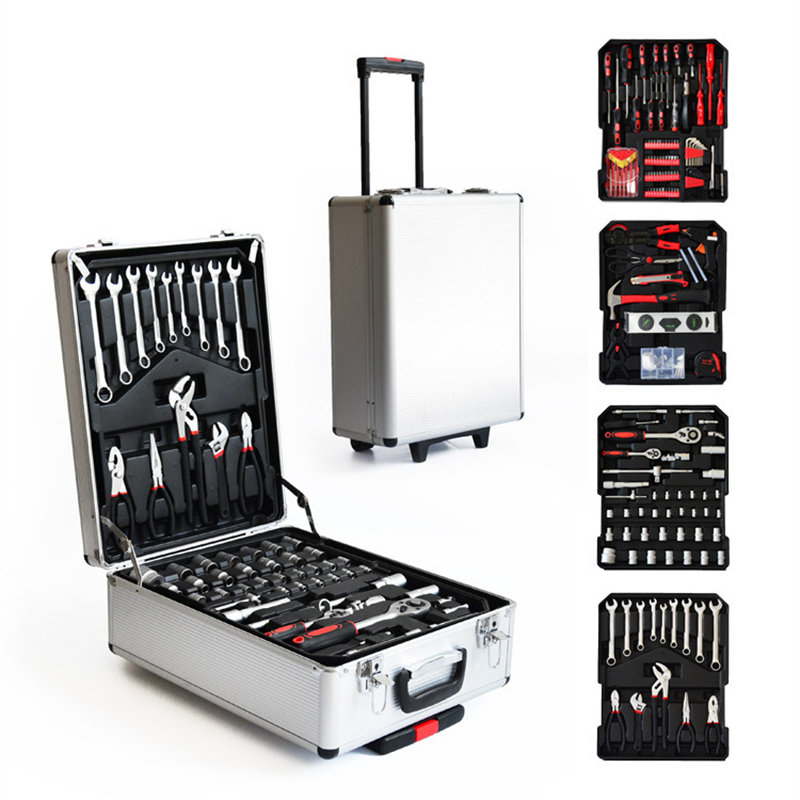 186피스 알루미늄 케이스 트롤리 정비 자동차 수리 소 - Socket Set 리뷰 및 가격