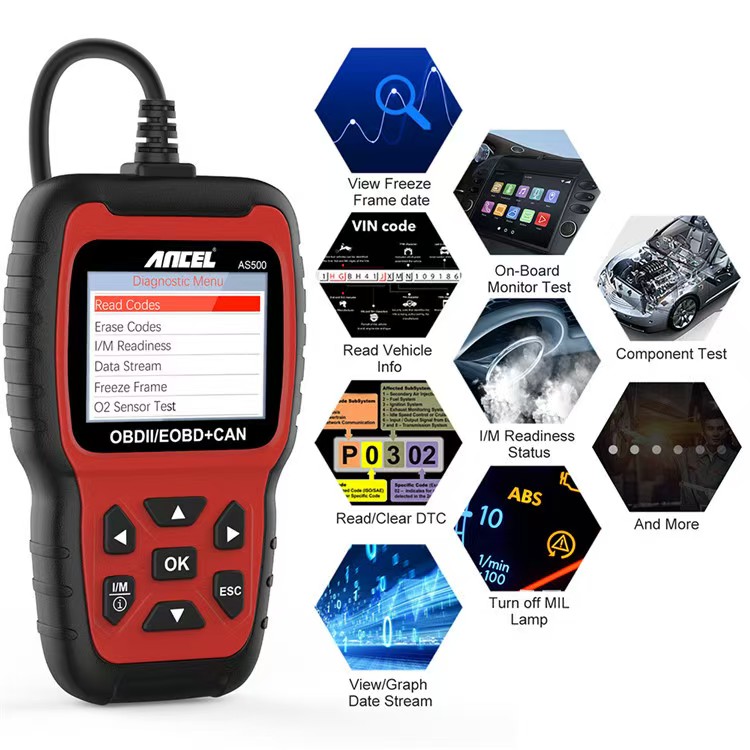 모든 OBDII 기능 다국어 지원 자동차 엔진 분석기  - Car Diagnostic Tool 리뷰 및 가격