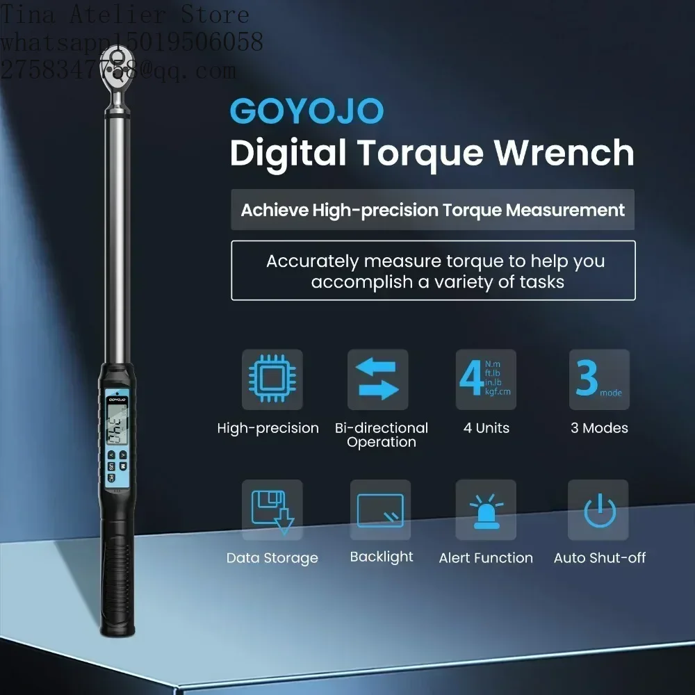 GOYOJO 전문가용 디지털 토크 렌치 1/2인치 3/ - Torque Wrench 리뷰 및 가격
